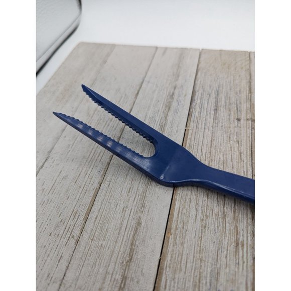 Ultratemp Robinson Blue Meat Fork 11 1/2" USA Vintage 2103 - Picture 2 of 7